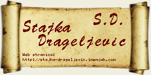 Stajka Drageljević vizit kartica